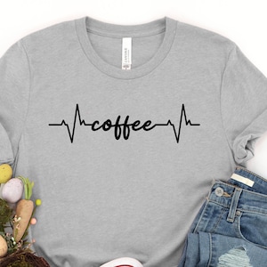 Coffee Shirt, Coffee Life Line Shirt, Coffee Lovers Shirt, Coffee Shirt Women&#39;s, Funny Coffee Shirt, Coffee Before Talkie, Gift for Friend
