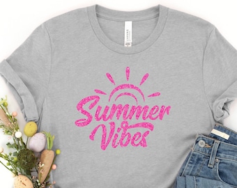 Summer Vibes T-Shirt, Summer T-Shirt, Summer Vibes T-Shirt, Fun Summer Shirt, Summer Vacation Shirt, Family Summer Shirt, Vacation Clothing