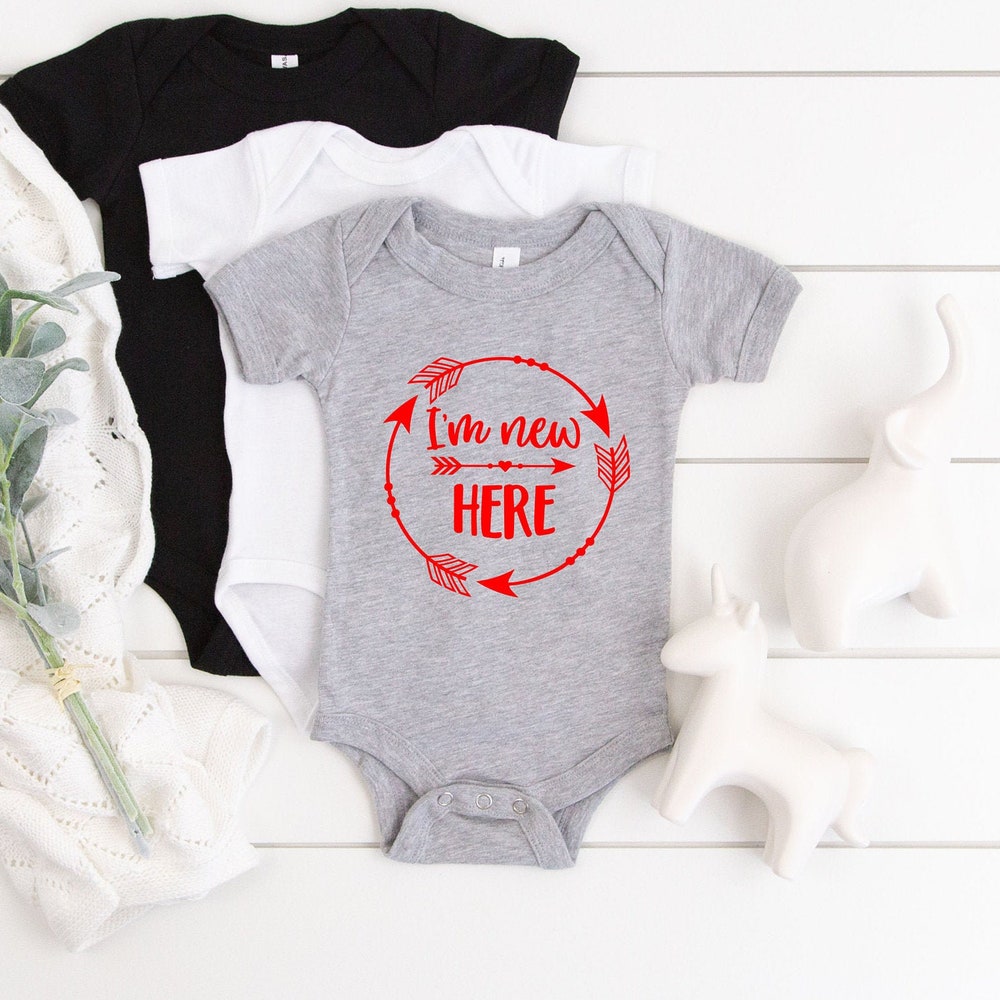 I'M New Here Baby Shirt, Baby Boy One Piece, I'M New Here Baby Suite, I'M New Here One Piece, I'M New Here Baby Suite For Girl And Boy Onlytee