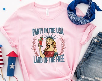 Party In The Usa Shirt, Land Of The Free Shirt, 4th of July Freedom Shirt, Funny 4th of July Shirt, Independence Day Shirt, Patriot Shirt