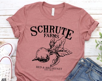 Schrute Farms Shirt, The Office Shirt, Dwight T-shirt, Schrute Farms Bed and Breakfast T-shirt, Schrute farms bed and breakfast t-shirt