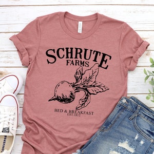 Schrute Farms Shirt, The Office Shirt, Dwight T-shirt, Schrute Farms Bed and Breakfast T-shirt, Schrute farms bed and breakfast t-shirt image 1