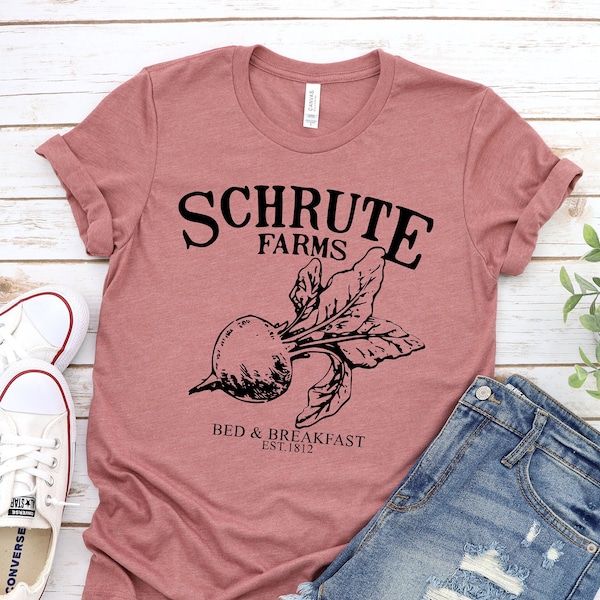 Schrute Farms Shirt, The Office Shirt, Dwight T-shirt, Schrute Farms Bed and Breakfast T-shirt, Schrute farms bed and breakfast t-shirt