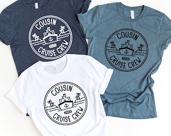 Camisa de tripulación de crucero primo, escuadrón de crucero, camisa de crucero familiar, camisa de crucero 2023, camisa de vacaciones familiares, escuadrón de crucero 2023, viaje familiar