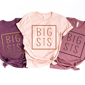 Big sister shirt, Big sis shirt, Big Sister Shirt, Little Sister Shirt, Sister Shirts Pregnancy Announcement, Baby Announcement Shirt