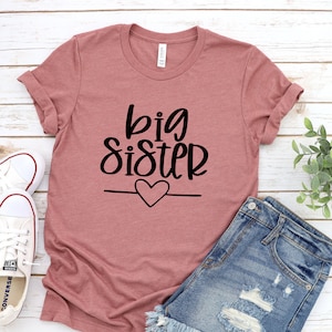 Big sister shirt, Big sis shirt, Big Sister Shirt, Little Sister Shirt, Sister Shirts Pregnancy Announcement, Baby Announcement Shirt