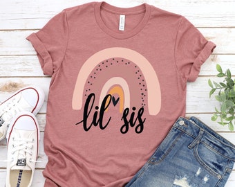 Lil Sis Shirt, Little Sister Shirt, Sister Shirt, Pregnancy Announcement, Baby Announcement, Matching Sibling Shirts, Big Sis Shirts