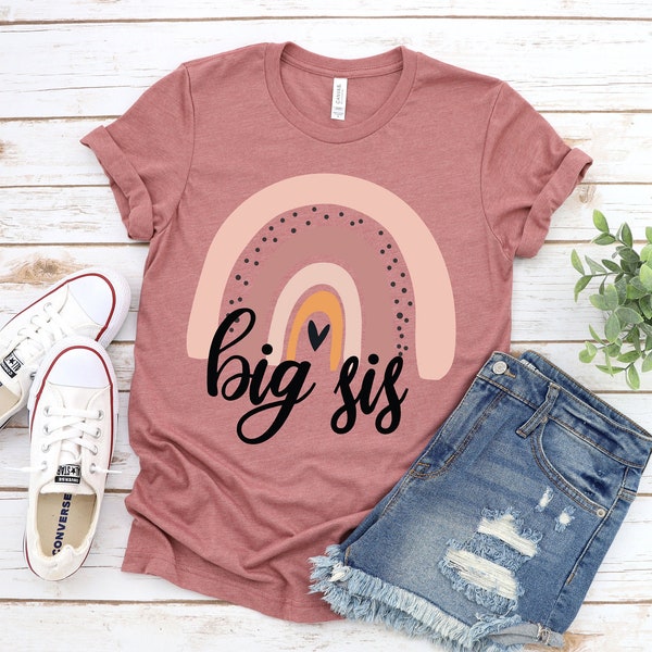 Big Sis Shirt, Big Sister Shirt, Sister Shirt, Pregnancy Announcement, Baby Announcement, Matching Sibling Shirts, Lil Sis Shirts