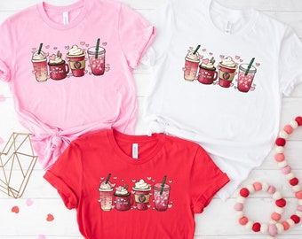 Valentine's Coffee Lover Shirt, Valentine's Coffee Lover Sweatshirt , Valentines Day Tee, Gift For Valentine, Valentine's Day Gift