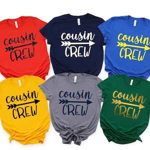 Cousin Crew Shirt, Family Matching, Matching Cousin Shirts, Cousin matching, Summer Cousin Shirts, Matching Family Tees, Summer Family Tee