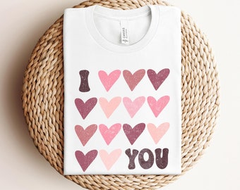 Chemise Je t’aime, Sweat-shirt d’amour, Chemise de la Saint-Valentin, Sweat-shirt de la Saint-Valentin, Chemise à café de la Saint-Valentin, Sweat-shirt amateur de café
