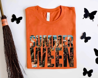 Summerween T-shirt, Summerween Shirt, Summerween Horror Characters Shirts, Scary Beach Characters T-shirt, Spooky Summer Shirt, Summer Shirt