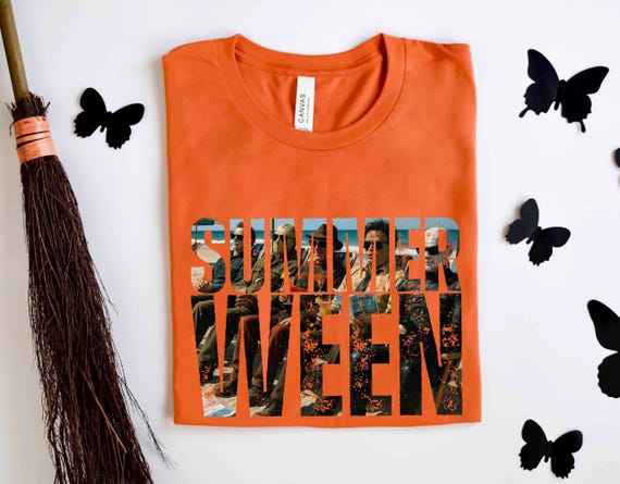Summerween T-shirt, Summerween Shirt, Summerween Horror Characters Shirts, Scary Beach Characters T-shirt, Spooky Summer Shirt, Summer Shirt
