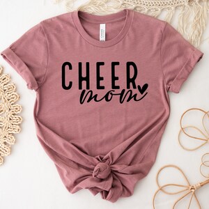 Cheer Mom Shirt, Mama Heart Shirt, New Mom Shirt, Mom To Be Shirt, Mom Life Shirt, Mothers Day Shirt, Happy Mothers Day, Gift For Mom image 3