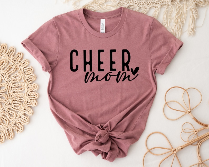 Cheer Mom Shirt, Mama Heart Shirt, New Mom Shirt, Mom To Be Shirt, Mom Life Shirt, Mothers Day Shirt, Happy Mothers Day, Gift For Mom image 3