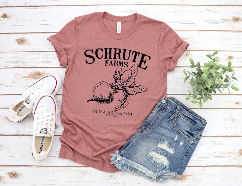 Schrute Farms Shirt, The Office Shirt, Dwight T-shirt, Schrute Farms Bed and Breakfast T-shirt, Schrute farms bed and breakfast t-shirt image 1