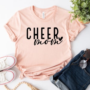 Cheer Mom Shirt, Mama Heart Shirt, New Mom Shirt, Mom To Be Shirt, Mom Life Shirt, Mothers Day Shirt, Happy Mothers Day, Gift For Mom image 2