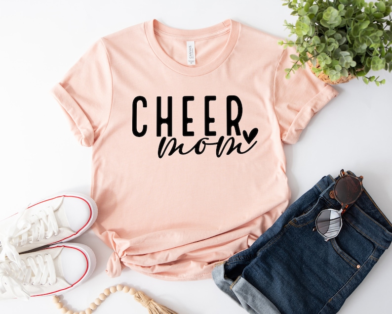 Cheer Mom Shirt, Mama Heart Shirt, New Mom Shirt, Mom To Be Shirt, Mom Life Shirt, Mothers Day Shirt, Happy Mothers Day, Gift For Mom image 2