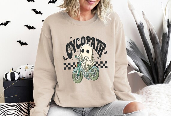 Cycopath Shirt, Halloween Ghost Shirt, Trick Or Treat Shirt, Funny Halloween Shirt, Spooky Shirt, Happy Halloween Tee, Halloween Sweatshirt