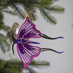 Stained Glass Butterfly Handmade free blown decoration glass ornament
