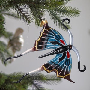 Stained Glass Butterfly Handmade free blown decoration glass ornament