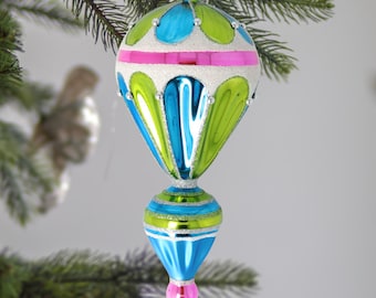 Glass Handmade Free blown Big Balloon Drop Handmade free blown ornament