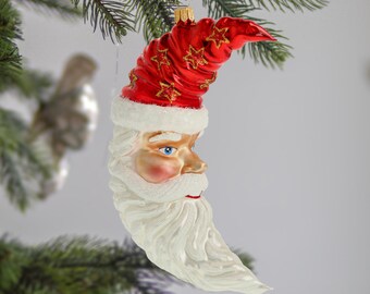 December Diamonds 79-80919 Blown Glass Santa Riding On A Dolphin Ornament December Diamonds 79-80919 Blown Glass Santa Riding On A Dolphin Ornament