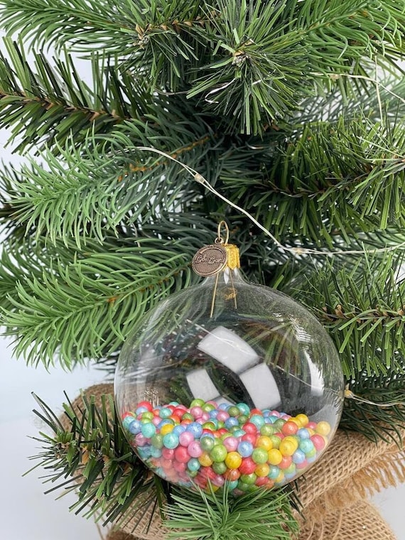 Seasonal Decor DIY Clear Ornament Glass Ball