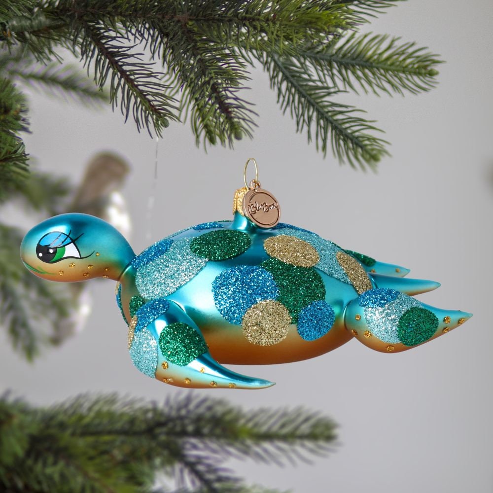 Compte à Rebours De L'Avent Tortue De Mer De Noël - Ensemble Acrylique