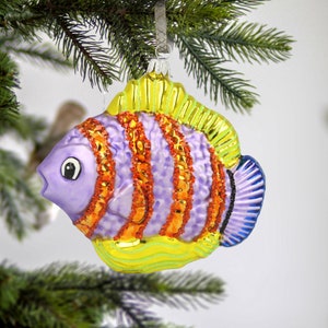 Glass AngelFish Handmade Glass decoration glass Christmas tree ornament