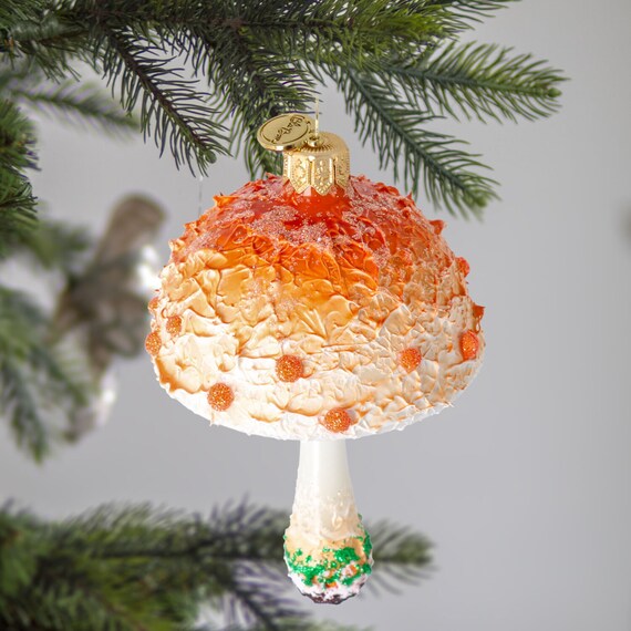 Mushroom christmas bauble Clearance