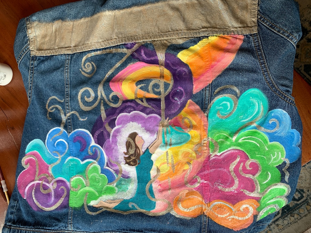 Denim Jacket Custom Painted - Etsy