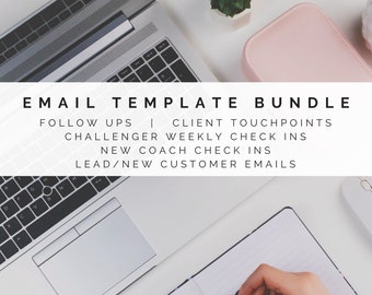 Email Template Bundle | Health + Fitness Coach | Online Coach | Coaching Email Templates | Done For You Email Template | BODi | Workflow
