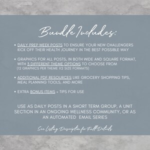 Prep Week Bundle Health and Fitness Coach Challenge Group BODi Coach Group Guide Beachbody Coach DFY Posts Email Workflow image 2