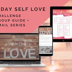5 Day SELF LOVE Challenge Group Guide & Email Workflow Series | Wellness Free Group | BODi Coach Content | DFY | Template | Free Group
