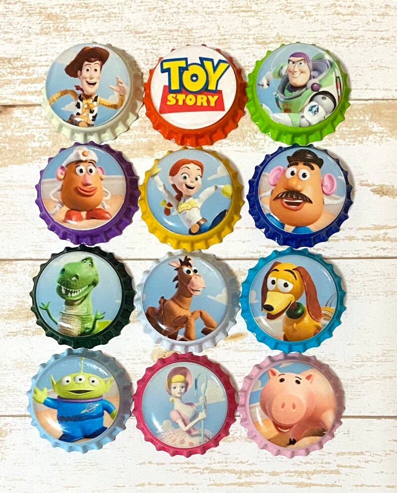 Toy Story Bottlecap Bottle Cap Etsy