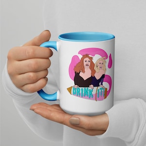 Death Becomes Her Mug - &quot;Drink It!&quot; - Iconic Movie Starring Meryl Streep and Goldie Hawn - Unique Rare Gift for Fans of Cult Classic Film