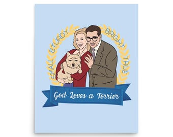 Best in Show Poster - God Loves a Terrier | Cult Classic Film Print
