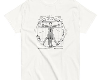 Clue Movie T-Shirt – Wadsworth Vitruvian Man Design
