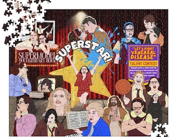 SUPERSTAR Puzzle - Mary Katherine Gallagher Molly Shannon - SNL Saturday Night Live  Gift - Comedy Movie - 90s Theater Drama Nerd RomCom