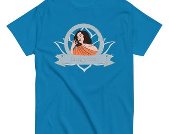 White Lotus T-Shirt - Piper, No- Victoria Ratliff - Parker Posey - Buddhism, Lorazepam, Tsunami - Cartoon Rendering of HBO show
