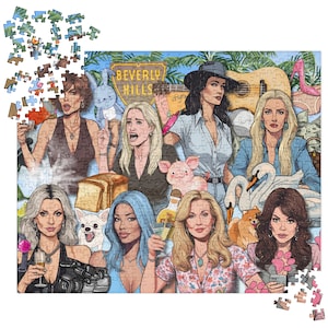 Bravo Puzzle - RHOBH - Real Housewives of Beverly Hills - Unique Rare Gift for Reality TV Lovers - Vanderpump Rinna Kyle & More!