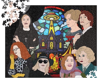 AHS Puzzle - American Horror Story - Jessica Lange & Frances Conroy - Murder House Asylum Coven Freak Show - TV show characters