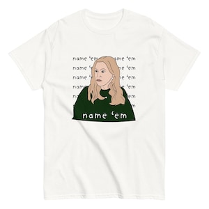 Bravo T-Shirt - RHOBH - Real Housewives of Beverly Hills - Rare Unique Gift Reality TV Show - Sutton Name &#39;Em - Kyle Vanderpump Erika Dorit