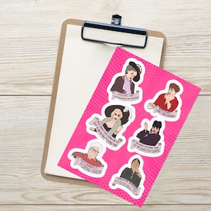 Stickervel Drag Race - Snatch Game Queens - Reality TV - Gay LGBTQ Pride - fans van RuPaul - uniek, zeldzaam cadeau