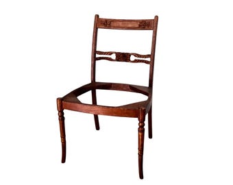 Vintage Wood Bowback Spindle Child's Chair - Farmhouse Playroom - Etsy