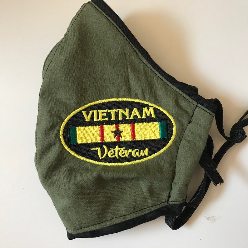 VETERAN of Vietnam Face Mask Etsy