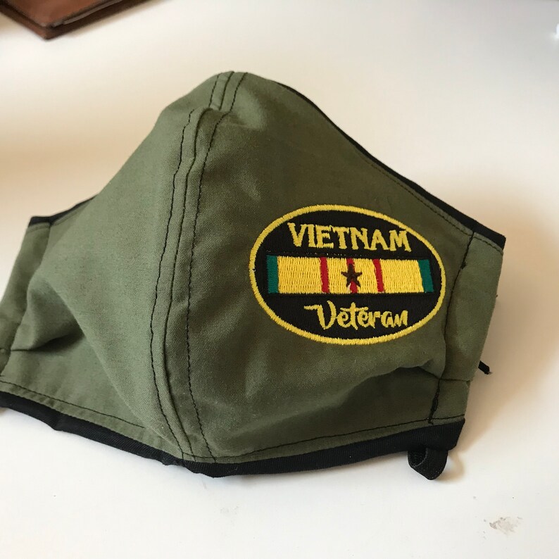 VETERAN of Vietnam Face Mask Etsy
