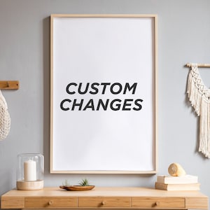 Alterações personalizadas em seu pedido