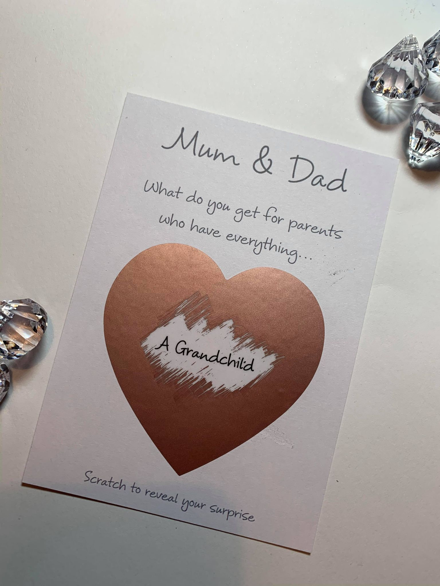 Personalised Scratch To Reveal Gift Reveal Holiday Reveal Etsy